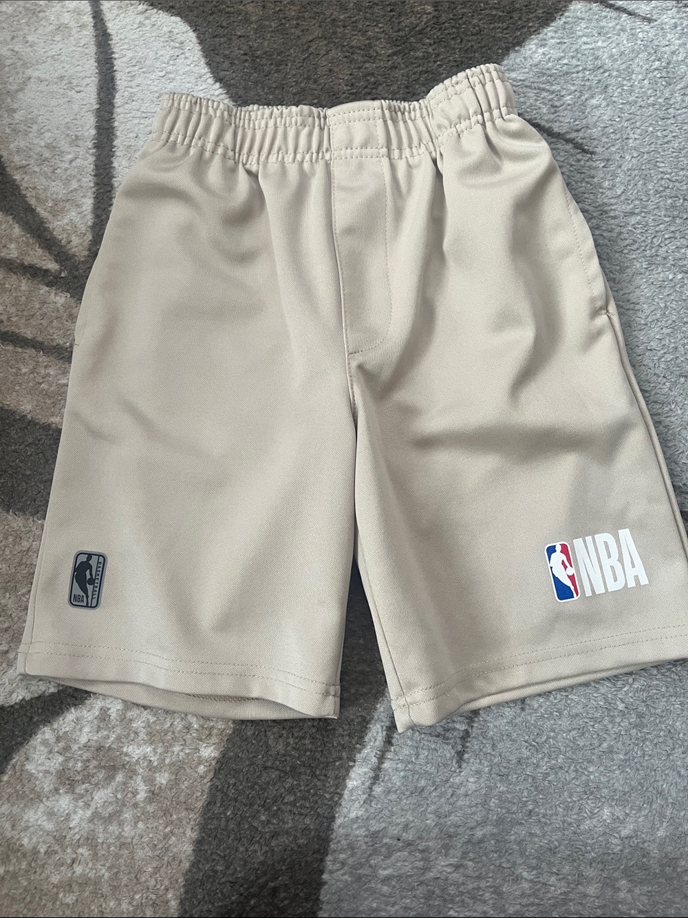 NBA Boy’s  Athletic Shorts in Khaki